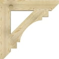 thumbnail image 3 of Ekena Millwork 6"W x 34"D x 34"H Merced Slat Rough Sawn Bracket, Douglas Fir, 3 of 4
