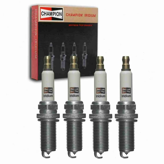 4 pc Champion Iridium Spark Plugs compatible with Subaru Impreza 2.5L H4 2004-2014