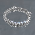 thumbnail image 2 of Kaash Customs Women's CZ Stone Fine Anklets for Summer Silver, Brass Metal, 2 of 4