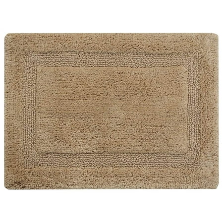 Saffron Fabs Bath Rug Solid Color, Textured Border, Pattern Regency, Assorted Colors and Sizes
