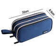 thumbnail image 2 of Estuche grande para lápices, gran capacidad, bolsa para bolígrafos, 3 compartimentos, bolsa de almacenamiento grande, estuche para rotuladores Zhivalor BST3066248-2, 2 of 5