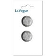 thumbnail image 1 of LA VOGUE Shank Button, Silver, 28 mm (Single), 1 of 1