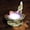 Lotus, variant on Lotus Incense Holder Backflow Incense Stick Holder, Fountain Incense Burner for Home Office Yoga Aromatcherapy