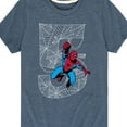 thumbnail image 3 of Marvel Spider-Man - Spidey 5Th Birthday - Toddler And Youth Short Sleeve Graphic T-Shirt, 3 of 5