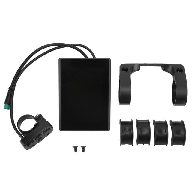 Electric Bike LCD Display, Intelligent Power Parameter Adjustment Gear Adjustment LCD8SU Waterproof Connector Cracked Design for Modification