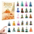 thumbnail image 1 of Sea Glass Festival Countdown Tree Advent Calendar 24 Days Home Decor Gift, 1 of 5