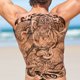 thumbnail image 1 of Etiquetas Engomadas Del Tatuaje Dragon Tiger Hombro Tatuajes Desechables Tatuajes removibles a prueba de agua para adultos Likrtyny Libre de BPA, 1 of 3