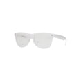thumbnail image 1 of Gravity Shades Lunettes de Soleil Transparentes à Monture Corne, Blanches, 1 of 1