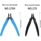 thumbnail image 2 of 4 Cortadores de Alambres y Cables - Azul/Negro, Herramientas para Clavos, Cortadores Laterales, Pelacables de Precisión, Alicates de Corte Eléctrico, Pelacables Eléctricos con Mango Suave para Joyería, 2 of 5
