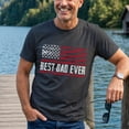 thumbnail image 4 of Jollimate Best Dad Ever Shirt, American Flag Shirt, USA Dad Shirt, Gift For Dad, Birthday Dad Gift, 4 of 6