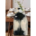 thumbnail image 4 of Ldtrchee Black Beige Lake Table Runner 36 Inches, Abstract Aesthetics Retro Bed Runner Dresser Scarves Tabletop for Indoor Outdoor Parties/Ceremony/Banquet, 13"x 36", 4 of 8