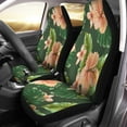 thumbnail image 1 of RYLABLUE Set of 2 Car Seat Covers Blue Floral Tender Hawaiian Flowers on Dark Colorful Pattern Universal Auto Front Seats Protector Fits for Car,SUV Sedan,Truck, 1 of 5