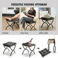 thumbnail image 4 of Avocahom Soft Fabric Lazy Chair with Foling Ottoman,Thick Padded Modern Accent Armchair,Contemporary Lounge Chair with Side Pocket,Reading chair with Footstool for bedroom,living room, 4 of 9
