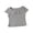 Z125 Grey, variant on Landzoo Girls Back To School Tees Solid Color Short Sleeve Crew Neck Autumn Cozy Soft Girls T-Shirt