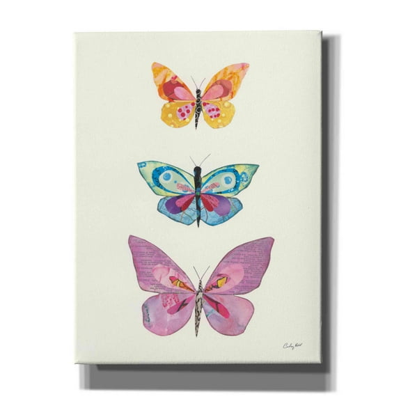 Epic Graffiti 'Butterfly Charts III' by Courtney Prahl, Canvas Wall Art, 12"x16"