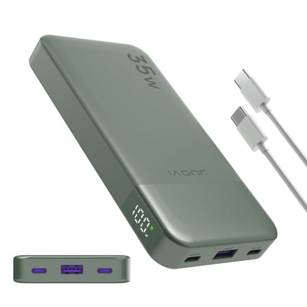 Power Bank 10000mAh, 35W Portable Charger,Fast Charging Portable Battery Pack with PD 3.0 & QC 4.0, USB C Portable Power Bank for iPhone 15 14 13 Series, Galaxy, Tablet, Switch, and More