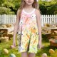 thumbnail image 2 of Vestido de Verano Casual Niño Pequeño Verano Pascua Impreso Vestido sin Mangas para Niños 3-10T, Tela Elástica Suave para Fiesta de Vacaciones Escolares, 2 of 6