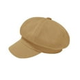 thumbnail image 1 of LinYooLi Japanese Short Brimmed Beret For Women In Spring And Autumn, With A Large Head Circumference And A Retro Cloud Hat That Shows Off The Face, Small Painter, And Children's Hat, 1 of 9
