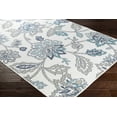 thumbnail image 3 of Hauteloom Neon Living Room, Bedroom Patio Outdoor Area Rug - Traditional, Transitional - Pale Blue, Taupe, White - 7'3" x 10'6", 3 of 12