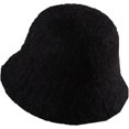 thumbnail image 2 of CoCopeaunts Beanie Hat for Women Winter Warm Plush Bucket Hat Solid Color Knit Hip Hop Casual Elastic Foldable Mens Skull Cap, 2 of 8
