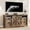 Walnut, variant on Farmhouse Entertainment Center TV Stand - Fits up to 70" TVs - Sliding Barn Doors, 4 Storage Drawers, Adjustable Shelf, Wood Media Console Cabinet for Living Room or Bedroom - Walnut Color