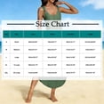 thumbnail image 3 of ClodeEU Women's Round Neck Spaghetti Strap Midi Dress with Side Slit ,Loose Fit Casual Solid Color Dress Mint Green,Womens Plus XL, 3 of 5