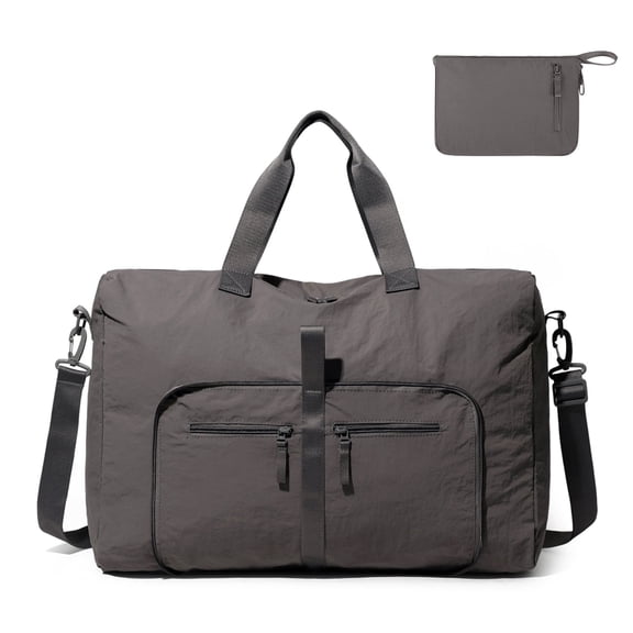 URSOFINE Travel Duffel Bags 35L, Gym Travel Bag & Packable Duffle Bag for Men, Foldable Overnight Weekender Bags for Women & Men with Adjustable Shoulder Strap