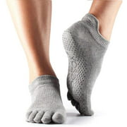 ToeSox Womens Low Rise Full Toe Grip Non-Slip for Ballet, Yoga, Pilates, Barre Toe Socks