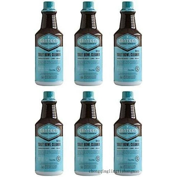 Santeen Toilet Bowl Cleaner & Delimer 6Pack Of 1Quart Bottles