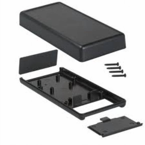 K-SH-9VB - Boîte de Projet 5.8X3.4X1.3IN PLAS BLK avec Compartiment de Batterie 9V