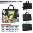 thumbnail image 2 of My Hero Academia Anime Girls Laptop Bag Shoulder Portable Laptop Case Sleeve Chromebook Notebook Messenger Briefcase Adjustable Handbag For Women & Men, 2 of 8