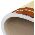 thumbnail image 7 of SKYSONIC 36x24in Thanksgiving Day Turkey Area Rug, Pumpkin Maple Autumn Non-Slip Floor Carpet for Indoor Living Dining Room Bedroom, 7 of 7