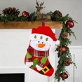 thumbnail image 2 of Christmas Stocking Gift Bag - 17.7 in Santa Claus Candy Stockings for Kids, Toys, Snacks, or Holiday Gift Decoration, 2 of 5