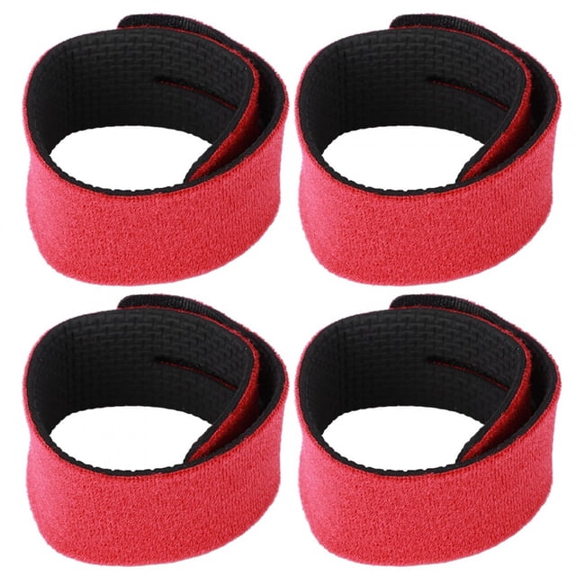 Sangle d'Équipement de Pêche, 4 Pcs Sangle de Canne à Pêche Réutilisable Sangle de Canne à Pêche Design de Pointe
