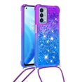 thumbnail image 2 of Funda para OnePlus Nord N200 5G Brillantina Líquida Divertida Reluciente y con Cristales en Movimiento Cuerpo Cruzado con Cordón Ajustable, 2 of 5