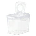 thumbnail image 2 of Clear Plastic Food Storage Containers with Lids - Airtight Kitchen Pantry Organizers for Grains, Snacks & Dry Goods | Leakproof Refrigerator & Freezer Safe BPA-Free Containers | Set of 1, 2 of 6
