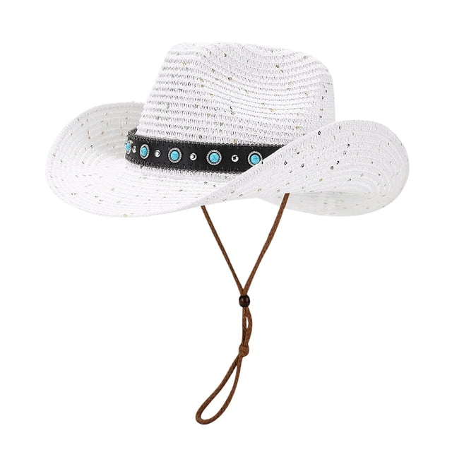 Chapeau de Soleil d'Été Mode Bord Réglable Sangle Formable Cravate Décontracté Extérieur Vacances Plage pour Femmes Hommes