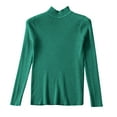 thumbnail image 5 of Gyexs Winter Sweaters for Women Long Sleeve Crew Neck Travel Hiking Tee Warm Soft Wool Seamless Pullover Womens Fall Clothes, GN2, Size One Size, 5 of 5