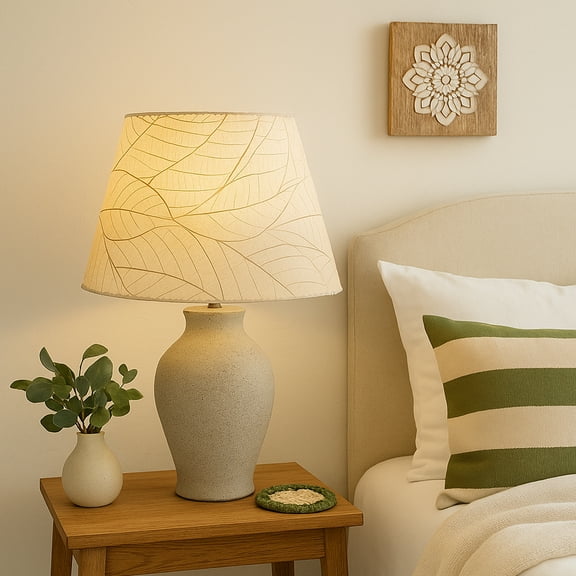 Eangee 18 Inch British Drum Shade Natural