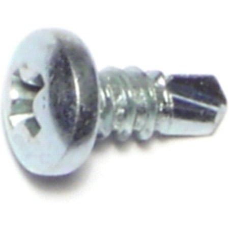 

#10-16 x 1/2 Zinc Plated Steel Phillips Pan Head Self-Drilling Screws