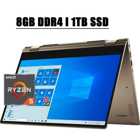 Dell Inspiron 14 7000 2020 Premium 2 in 1 Convertible Laptop I 14" FHD IPS Touchscreen I AMD Hexa-Core Ryzen 5 4500U I 8GB DDR4 1TB SSD I Alexa Backlit Fingerprint Win 10