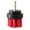 Red #5, variant on 2-Inch Drill Brush Cleaning Attachment - Nylon Bristles for Tile, Grout, Shower, Bathtub, Carpet - 1/4" Quick Change Shaft - Safe Non-Scratch Surface Cleaner (Drill Not Included)