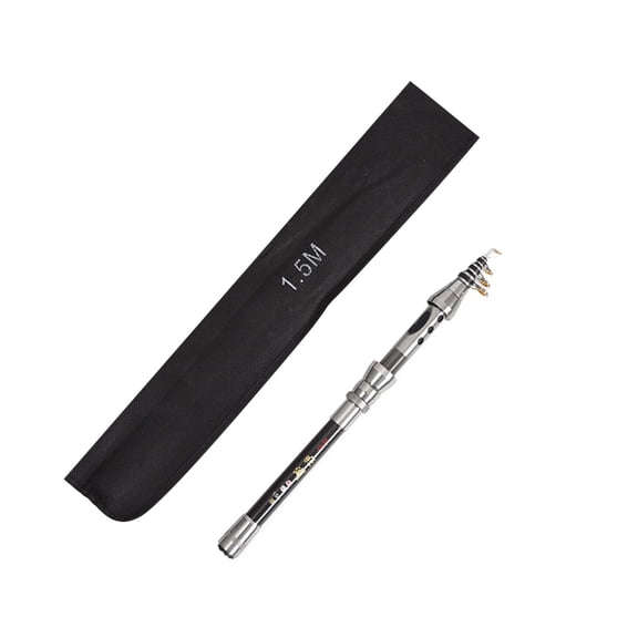 High Fiber Telescopic Fishing Rod with Full Metal Smooth Reel and X Warping Pattern Design for Outdoor Sports
