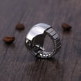 thumbnail image 4 of EeaseMX Reloj de anillo unisex, creativo, elástico, de acero inoxidable, de cuarzo, para hombre, mujer y pareja (verde)., 4 of 7