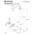 thumbnail image 2 of Kingston Brass DTL1180 23-Inch Brass Trip Lever Tub Waste and Overflow with Grid Strainer in Matte Black, 2 of 4