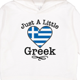 thumbnail image 3 of Inktastic Just a Little Greek Heritage Toddler Hoodie, 3 of 4