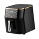 thumbnail image 5 of Freidora de aire de acero inoxidable, horno eléctrico caliente de 10 l, herramienta multifuncional de cocina, freidora de aire automática para cenas, No visualización, 5 of 9