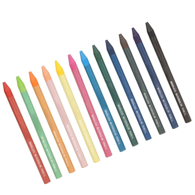 Lápices de pintura Juego de lápices de colores 12 lápices de colores Lápiz de colores DIY Durabilidad mejorada Jadeshay A