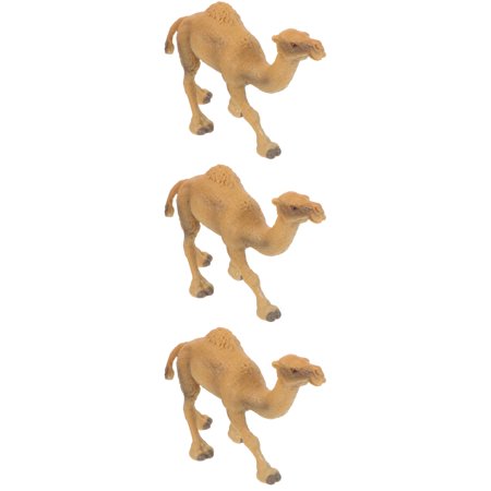 3 Pieces Jumbo Camel Simulation Model Educational Child