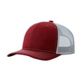thumbnail image 1 of CSChome Baseball Cap Unisex Baseball Adjustable Hollow Mesh Lightweight Long Brim Color Matching UV Protection Outdoor Daily Trucker Hat, 1 of 7